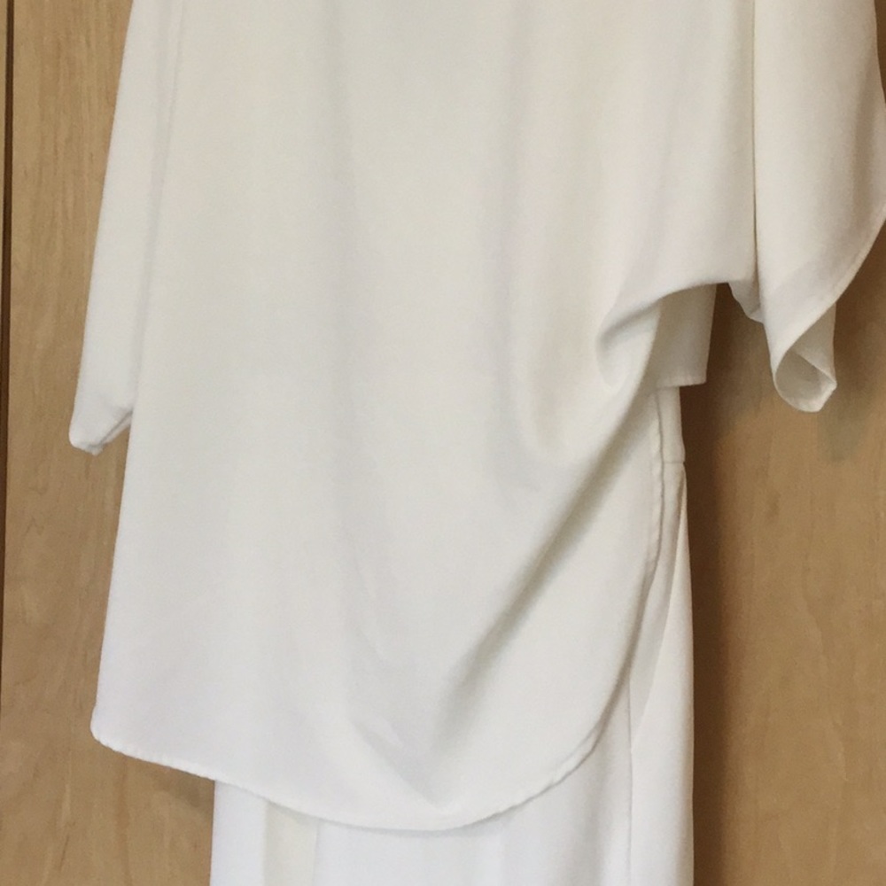 WRAP FRONT FLOWY CREPE JUMPSUIT - Picture 6 of 10
